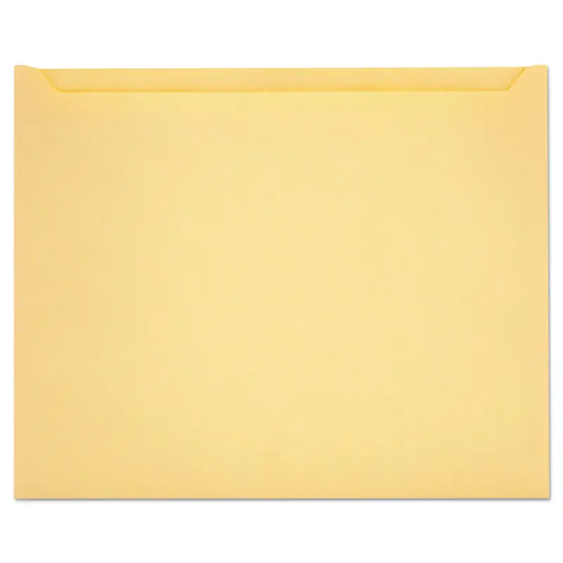 Paper File Jackets, Letter Size, Buff, 100/Box