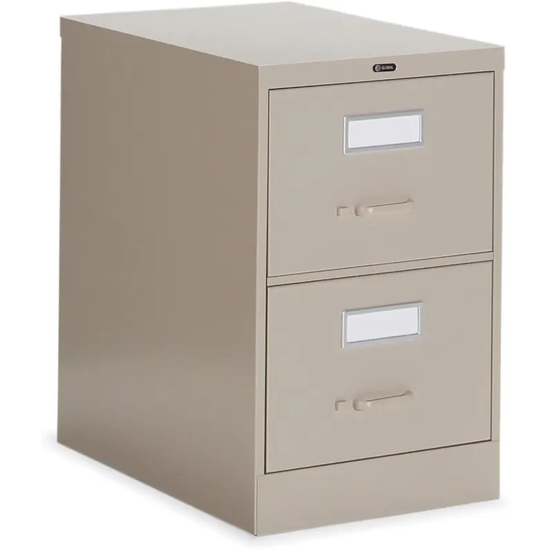 Global 2600 Plus Vertical File Cabinet - 2-Drawer