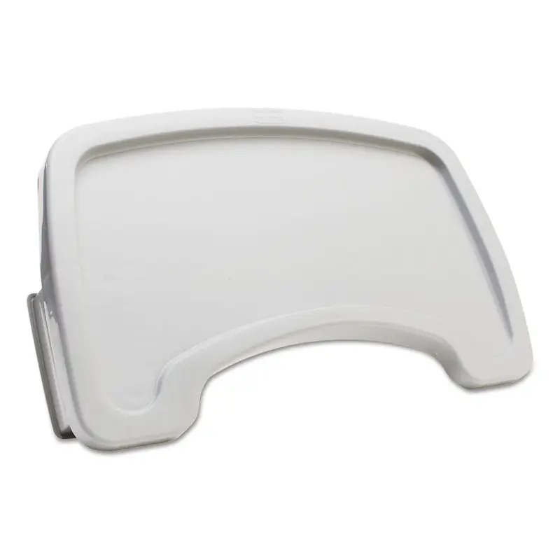 Sturdy Chair Microban Youth Seat Tray for Rubbermaid Commercial Youth Seats, 18.5 x 11.5 x 3.25, Plastic, Platinum