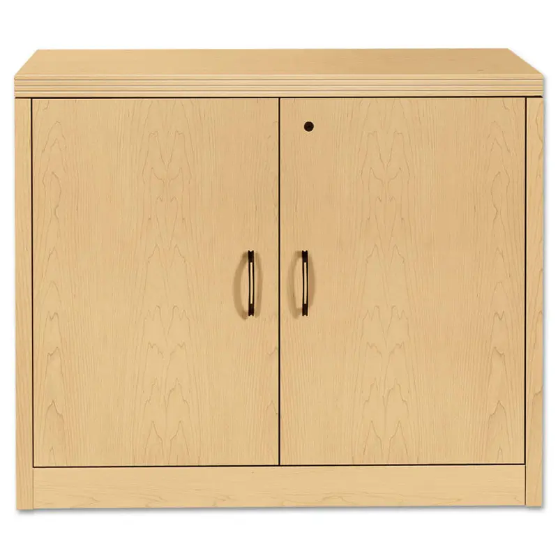 Valido Series Storage Cabinet w/Doors, 36w x 20d x 29.5h, Natural Maple