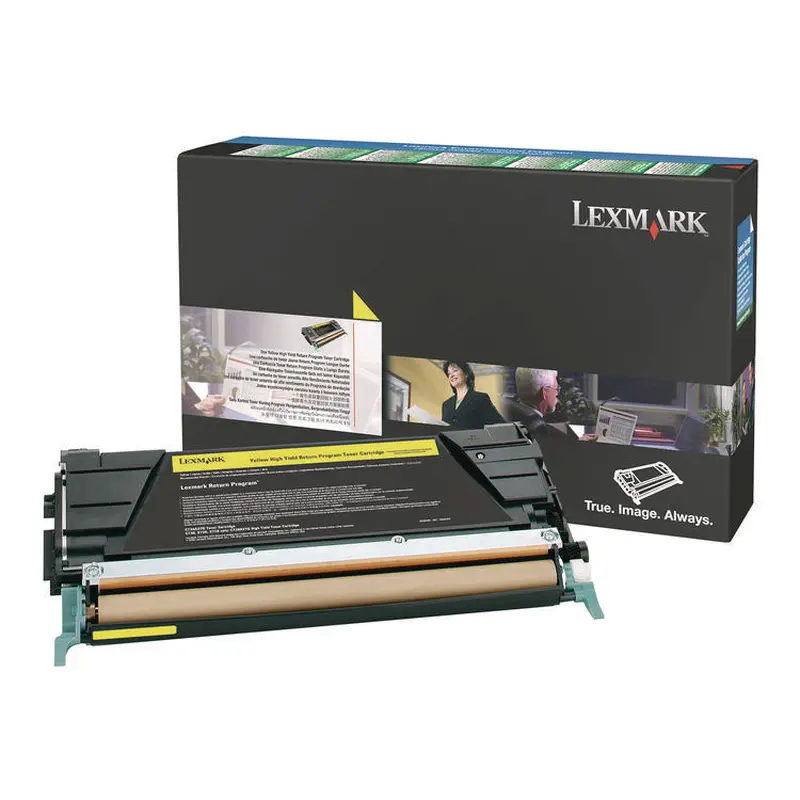 X746A4YG Toner, 7,000 Page-Yield, Yellow