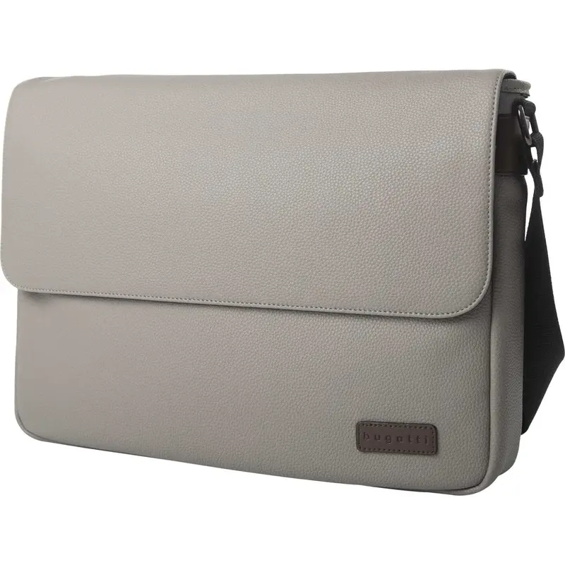 bugatti Contrast Carrying Case (Messenger) for 14" Notebook - Gray