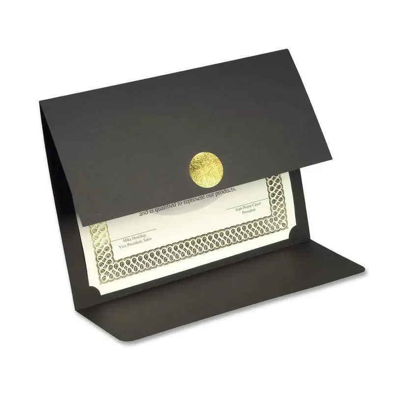 First Base 83564 Medallion Linen Certificate Holder