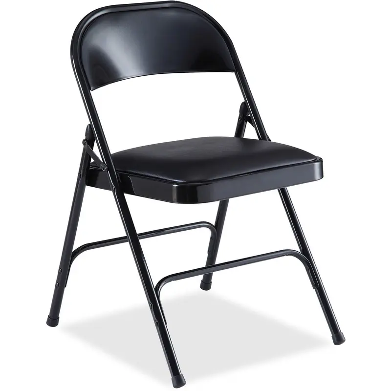 Lorell Padded Seat Folding Chairs - 4/CT
