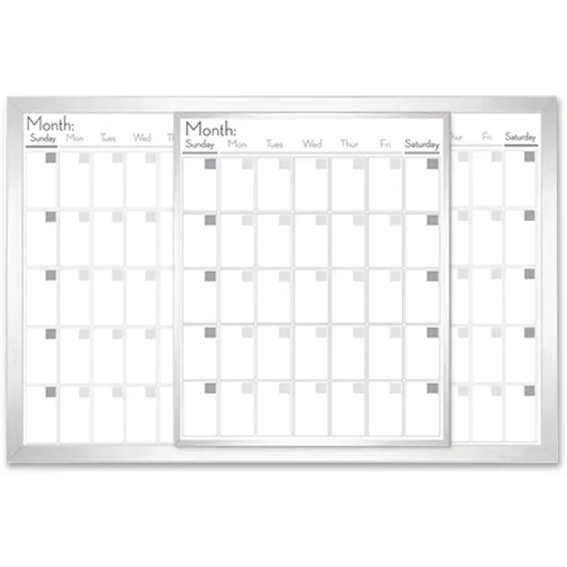 Lorell Magnetic Dry-Erase Calendar Board