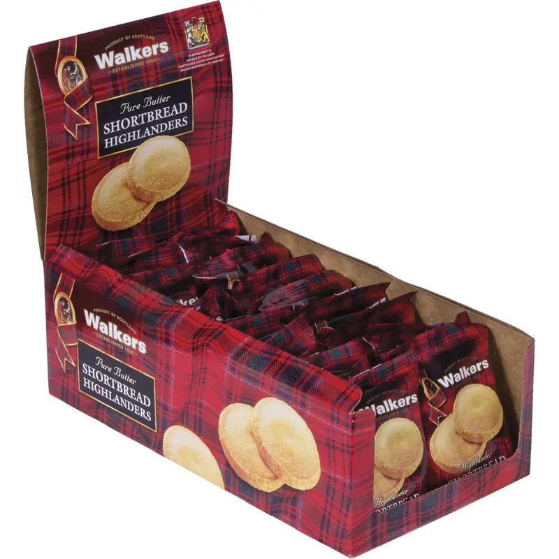 Office Snax Shortbread Highlanders Cookies