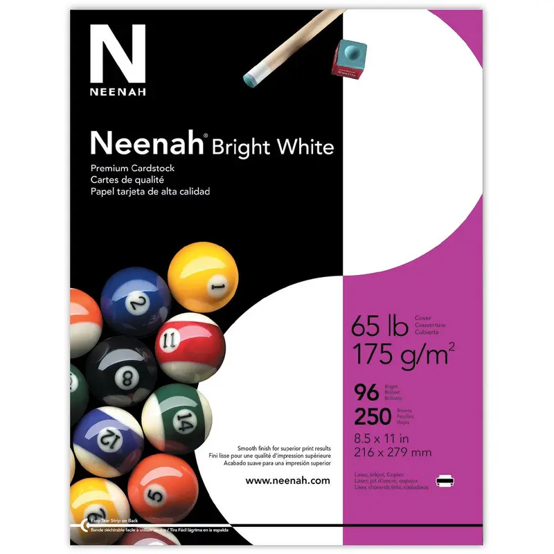 Neenah Inkjet, Laser Printable Multipurpose Card