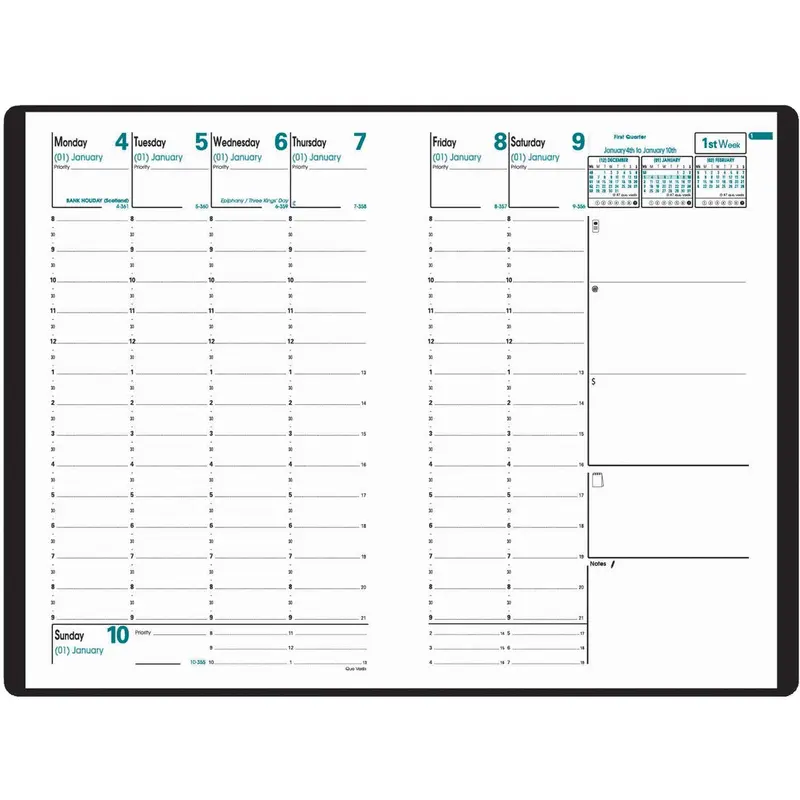 Quo Vadis The Minister Agenda Planning Diary
