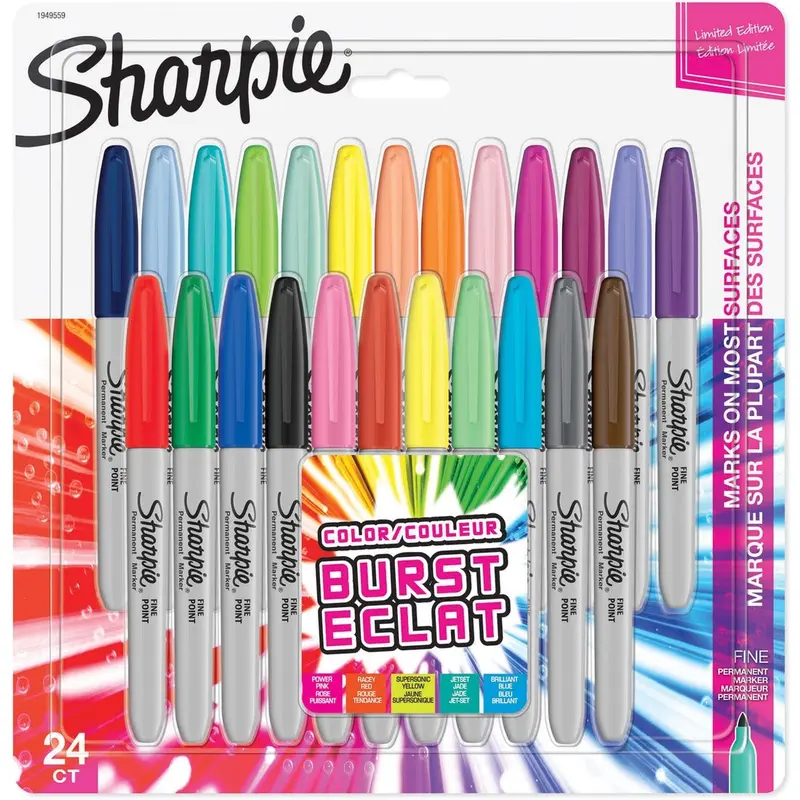 Sharpie Colour Burst Fine Tip Markers