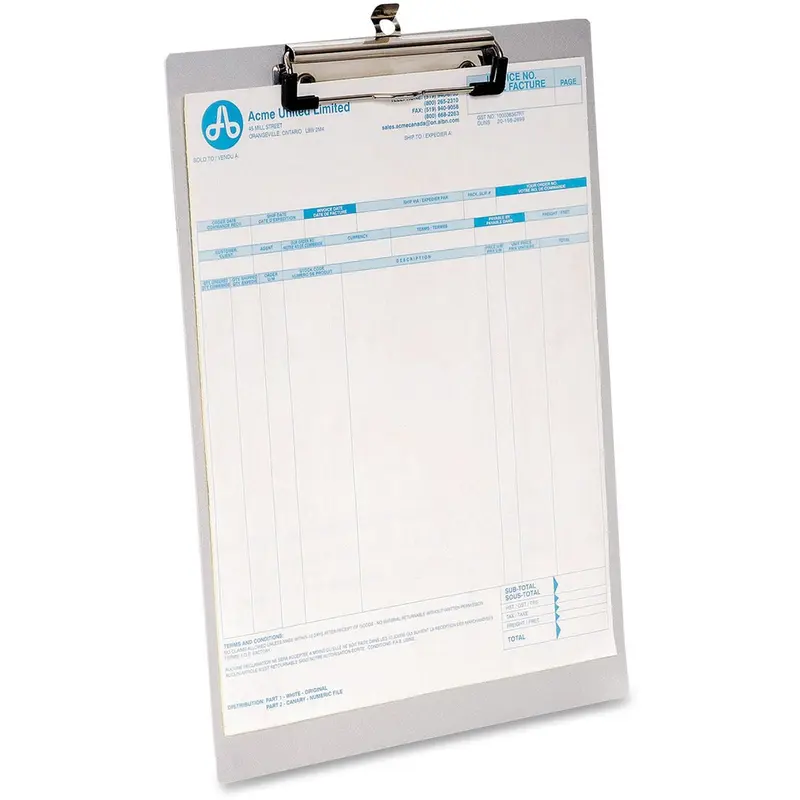 Westcott Letter Size Aluminum Clipboard