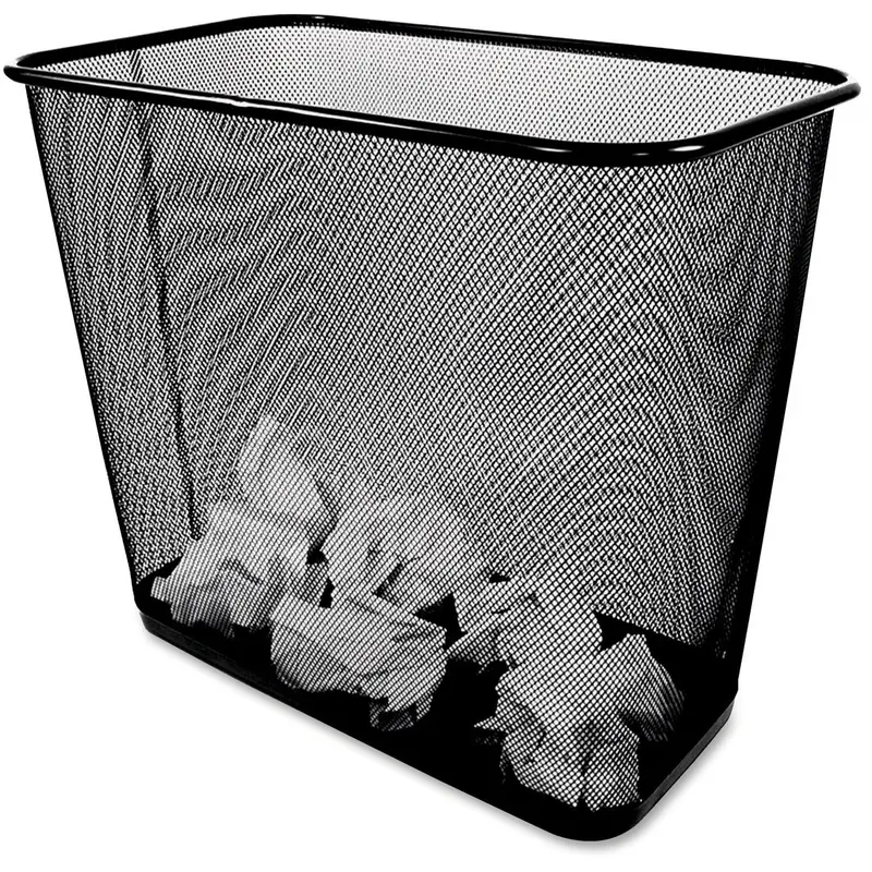 Winnable Rectangular Mesh Wastebasket