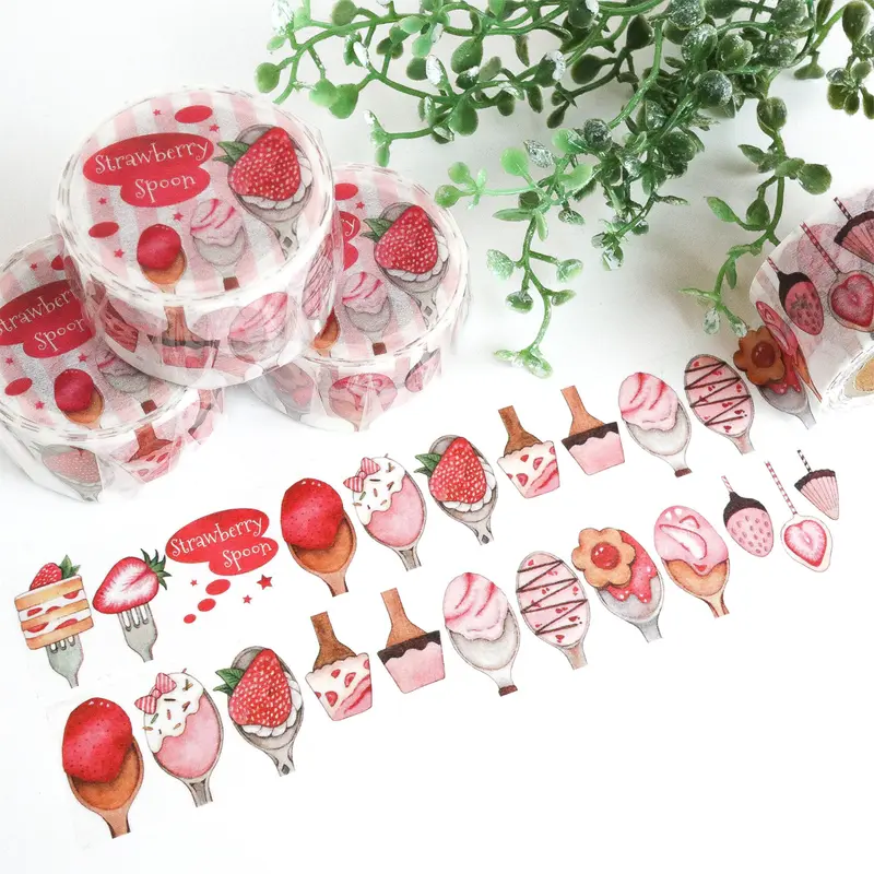 Atelier Ponta Masking Tape - Strawberry Spoon