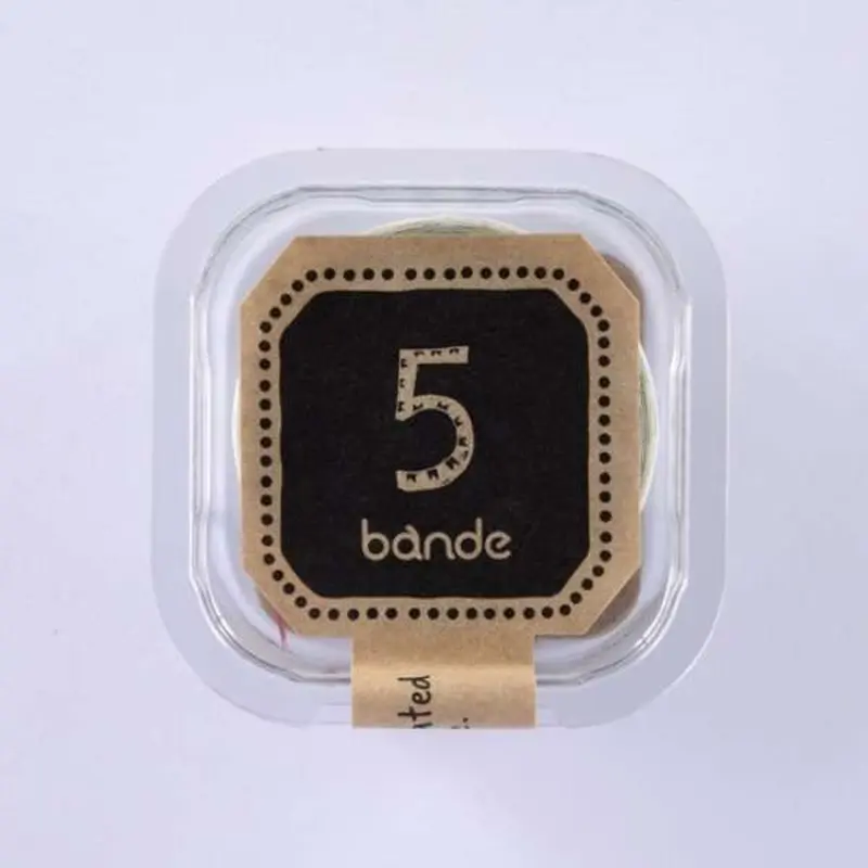 Bande Box Masking Roll Sticker Number 5