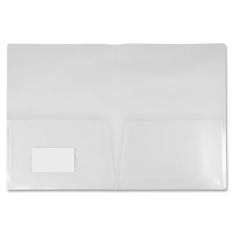 Winnable Two-Pocket Clear Poly Portfolio