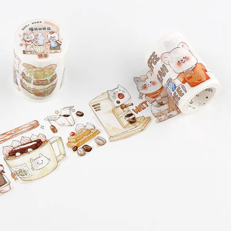 Cardlover Cat Coffee Masking Tape