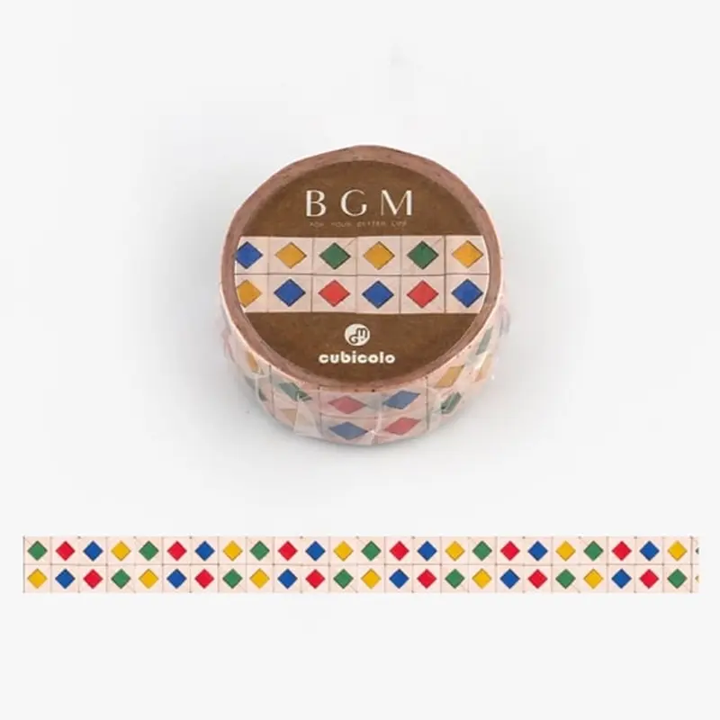 BGM Masking Tape Cubicolo Diamond