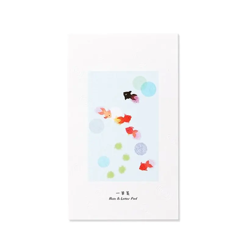 G.C. Press Note & Letter Pad Goldfish