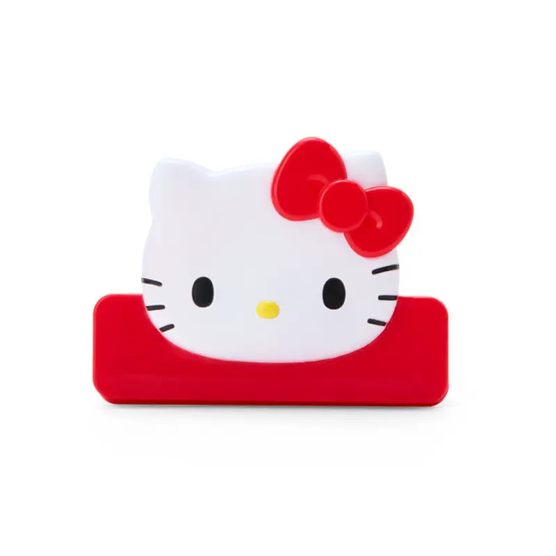 Japan Sanrio Face Clip Hello Kitty Red
