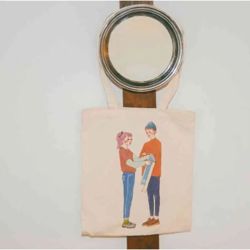 La Dolce Vita Hispter Besties Canvas Bag - Cartographer Series