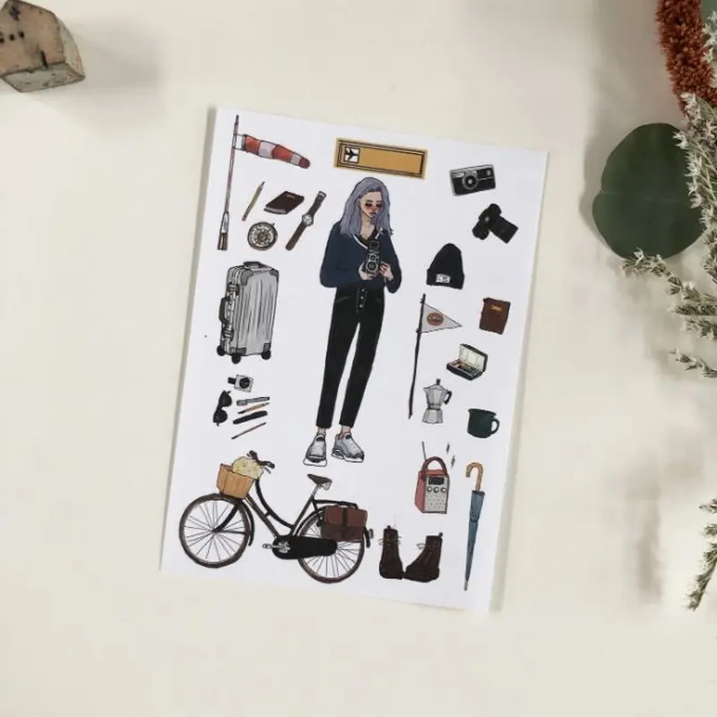 La Dolce Vita Postcard - Camera Girl