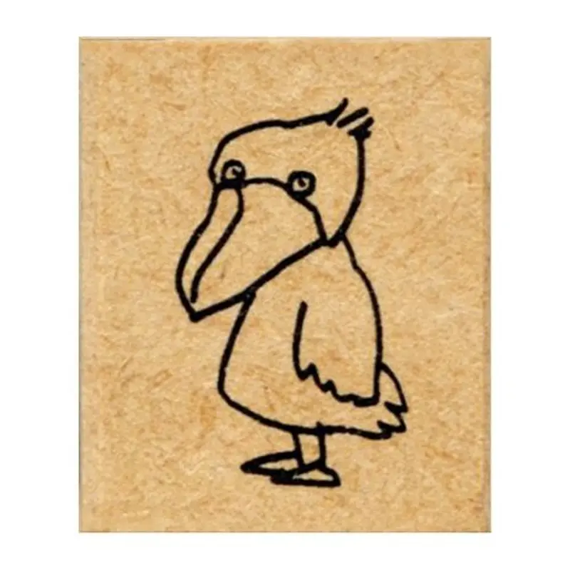 Kodomo No Kao Childrens Piccolo Shoebill StampSideways