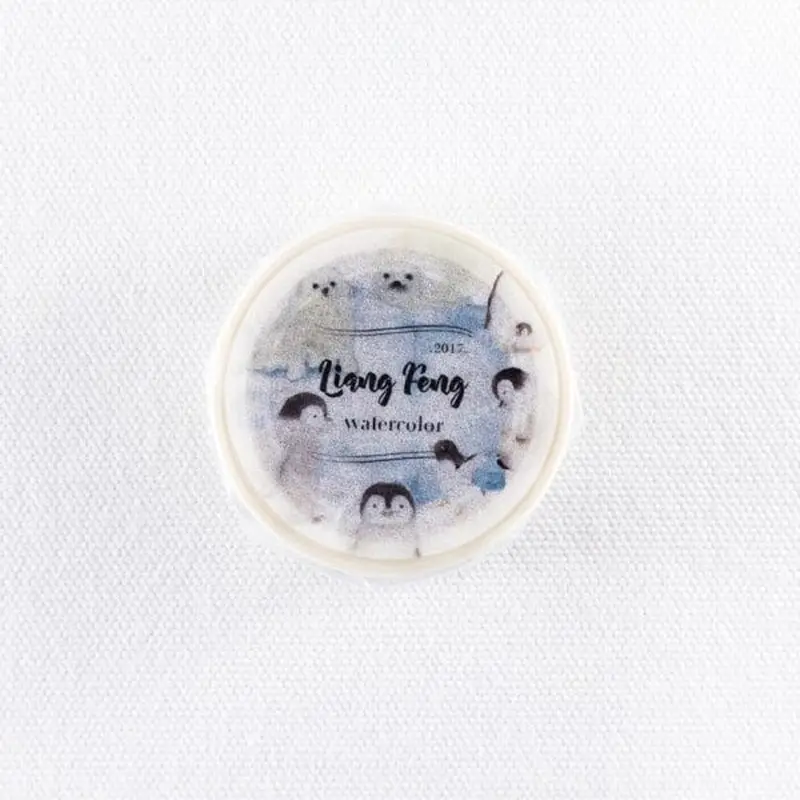 Liang Feng Watercolor Masking Tape - Penguins