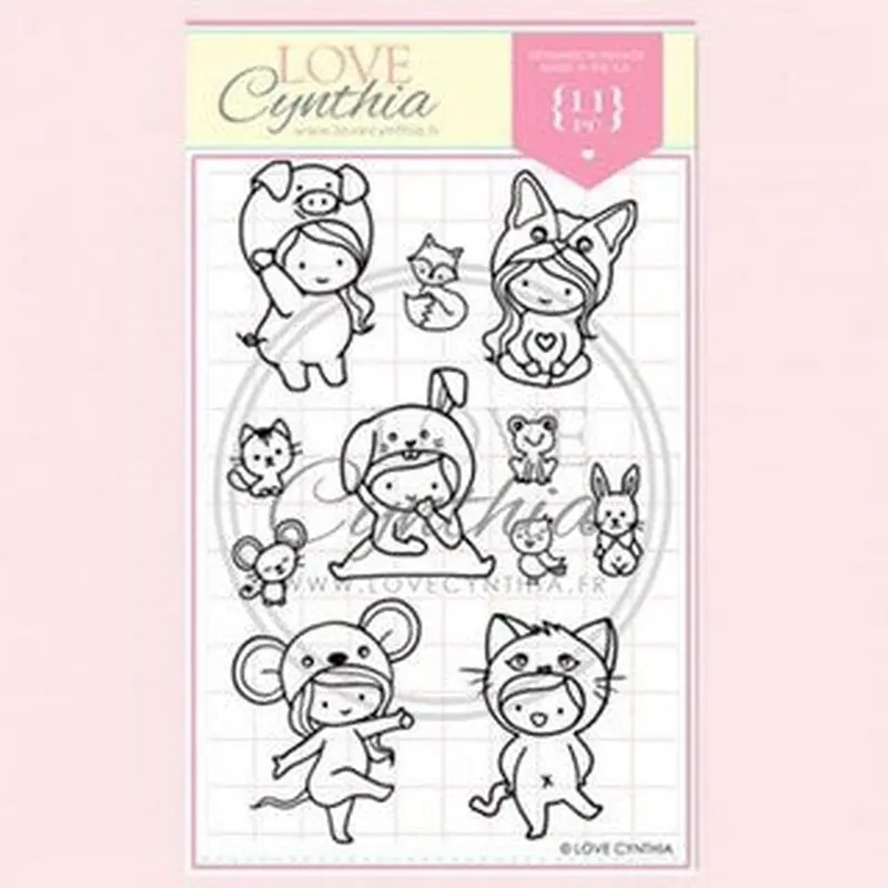 Love Cynthia Clear Stamp Vol.2Happy Pals