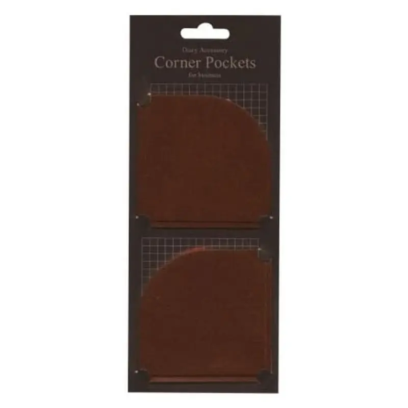 Marks Diary Accessory Corner Pocket For Business Brown