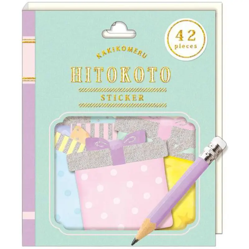 Mind Wave Kakikomeru Hitokoto Label Sticker