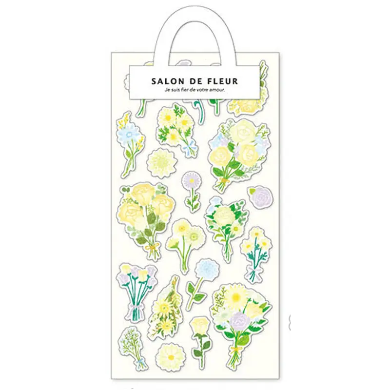 Mind Wave Salon De Fleur Sticker - White Flower