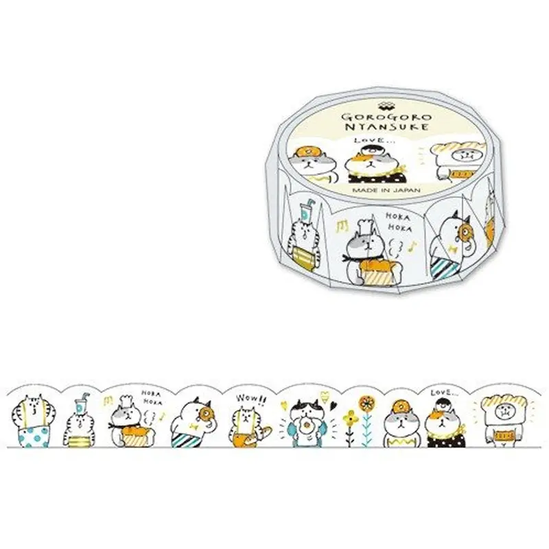 Mind Wave Masking Tape - Gorogoro Nyansuke Bread
