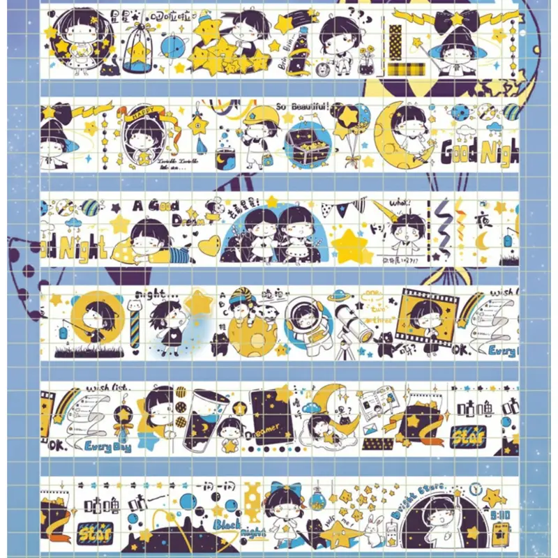 Momo 150cm Good Night Washi Sampler