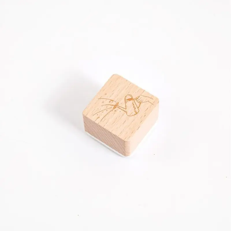 Mo.Card Wooden Stamp Watering