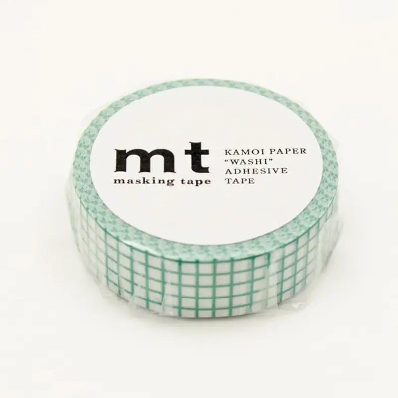 MT Masking Tape Grid Emerald
