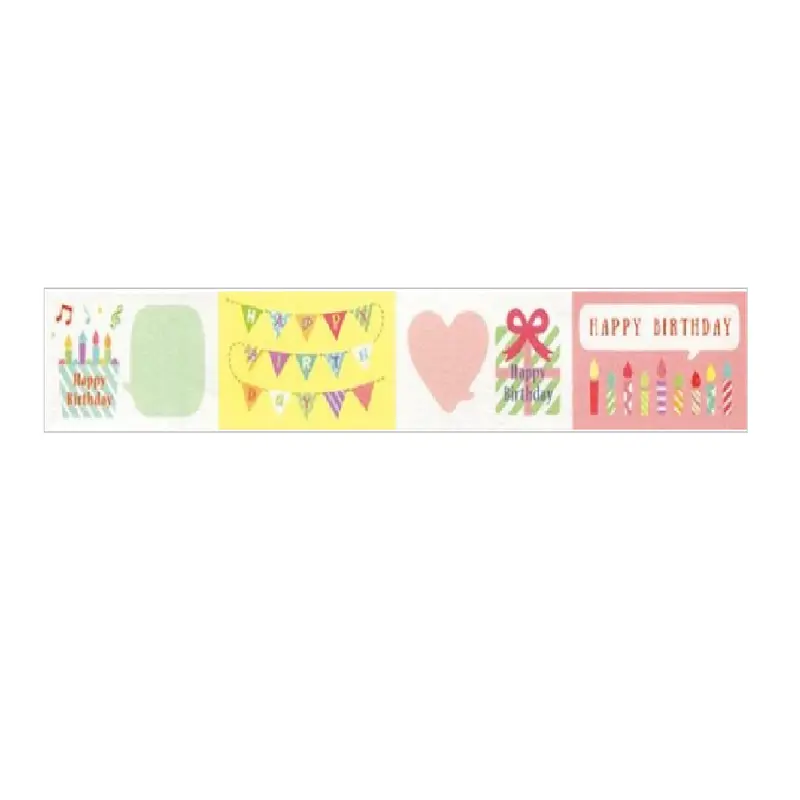 Neo Kiremas Masking Tape - Birthday Party