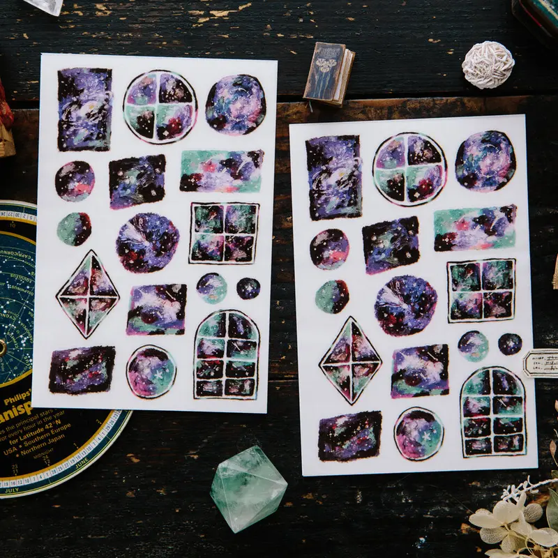 OURS Print On Stickers Deep Starry Sky