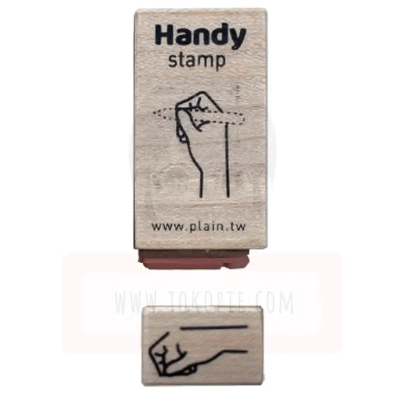 Plain Handy Rubber Stamp B