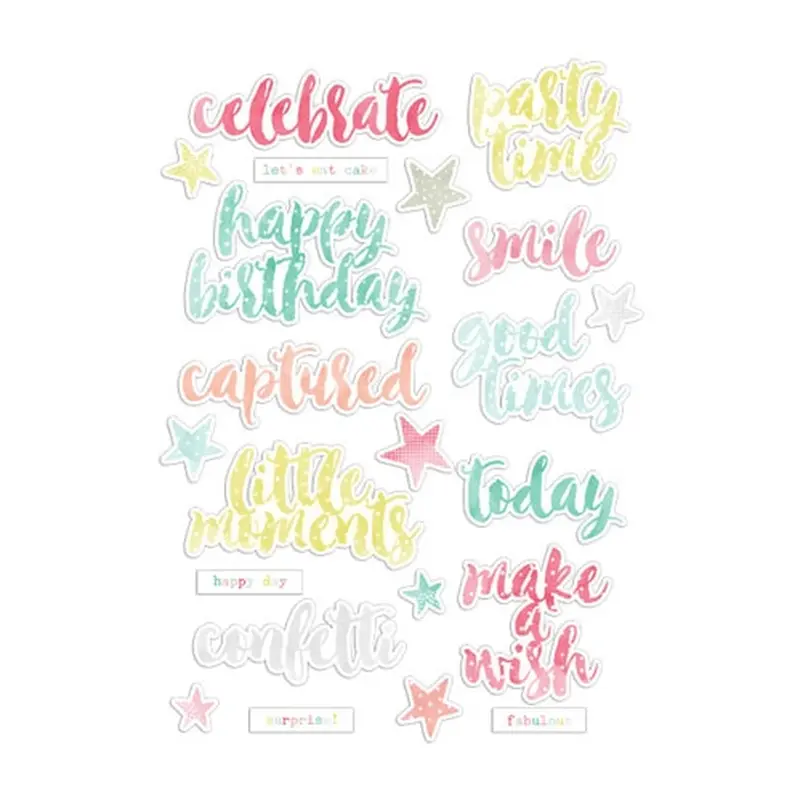 Pretty Little Studio Die Cuts - Eat Cake