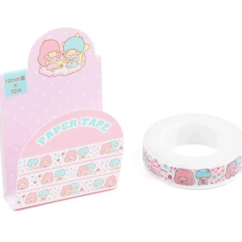 Paper Tape Sanrio Little Twin Stars Strawberries - 10mm