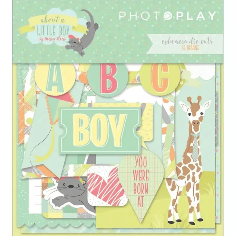 Photoplay Paper About A Little Boy Ephemera Die-Cuts