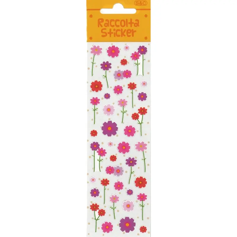 S & C Raccolta Sticker Flowers