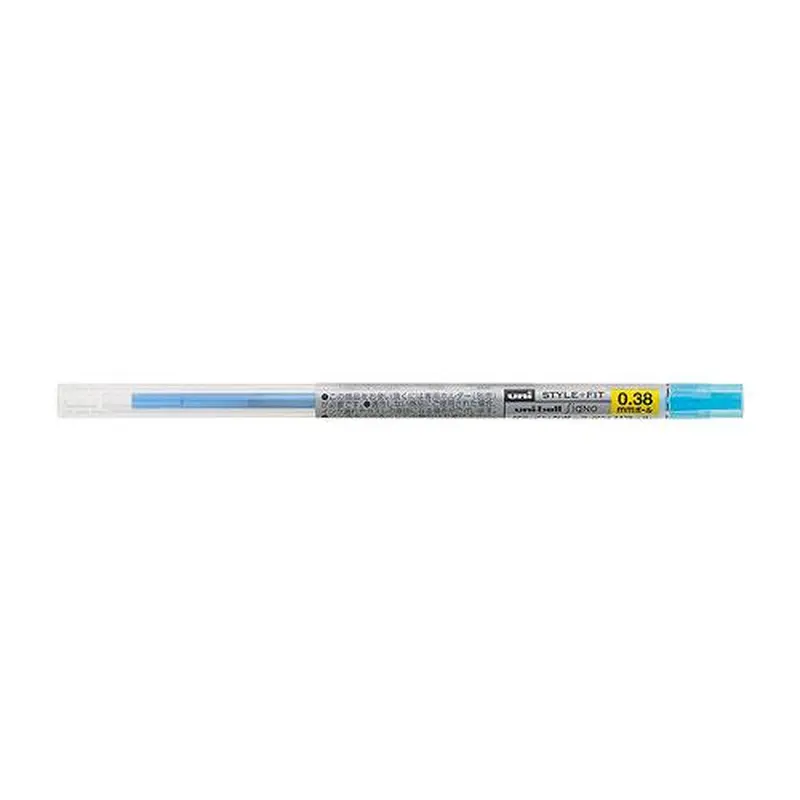 Refill Uniball Gel Ink Ballpoint Pen 0.38 Mm Sky Blue