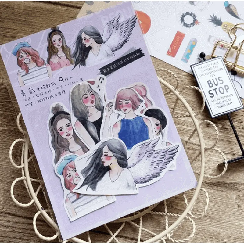 Starlululu Courage Girl Sticker Set
