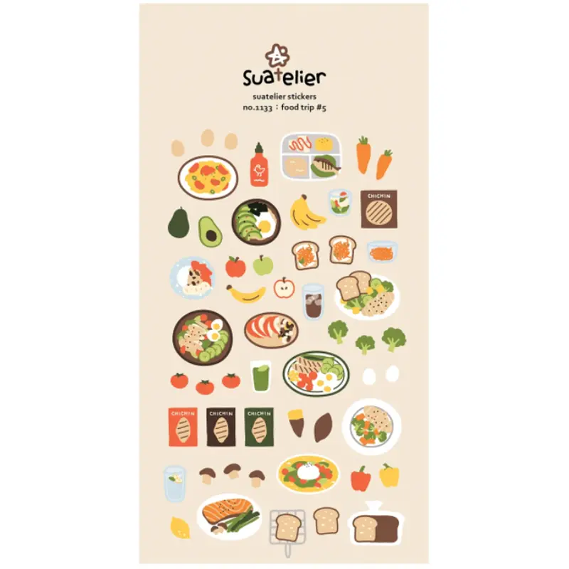 Suatelier Sticker Food Trip #5