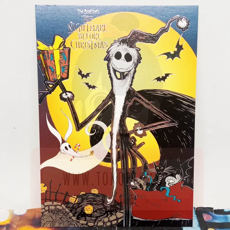 The Burton's The Nightmare Before Christmas PostcardA