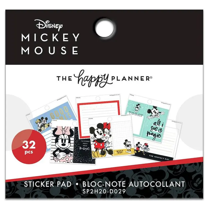 The Happy Planner Disney Mickey   Minnie Tiny Sticker Pad