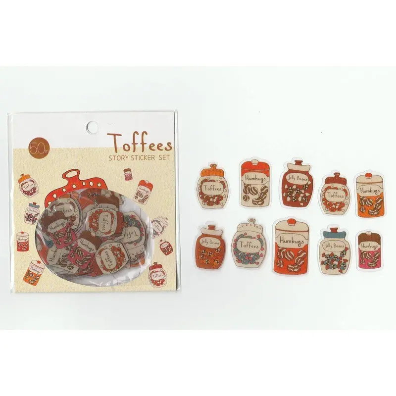 Toffees Story Flake Sticker