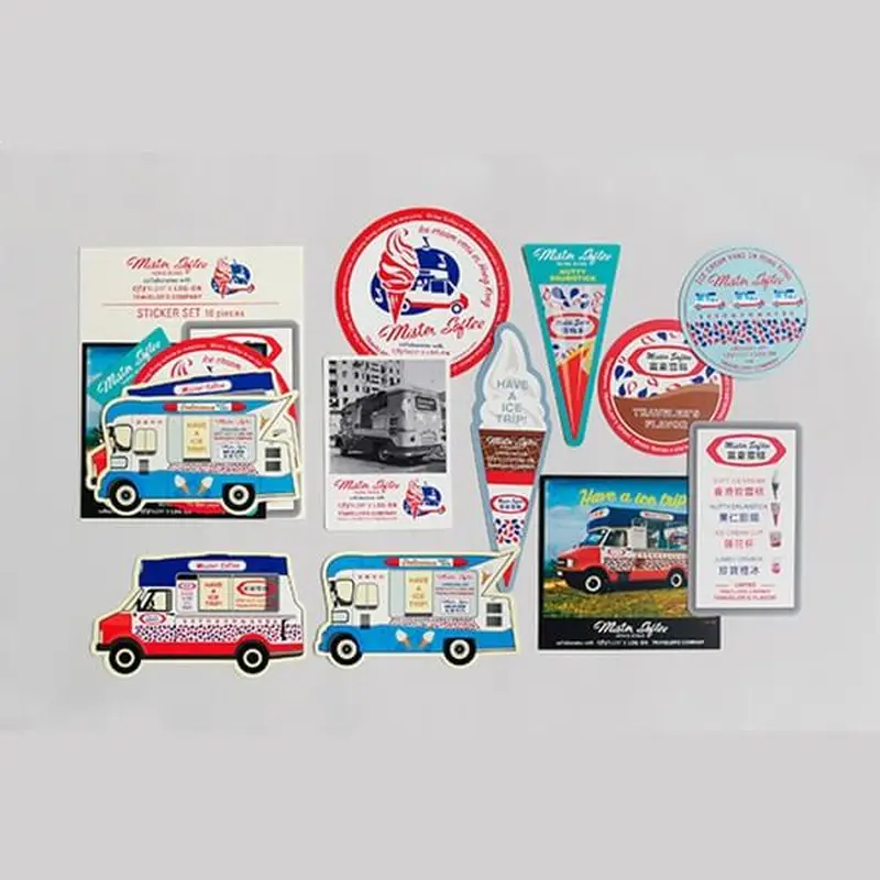Traveler's Factory Special Edition Sticker Set Mister Softee