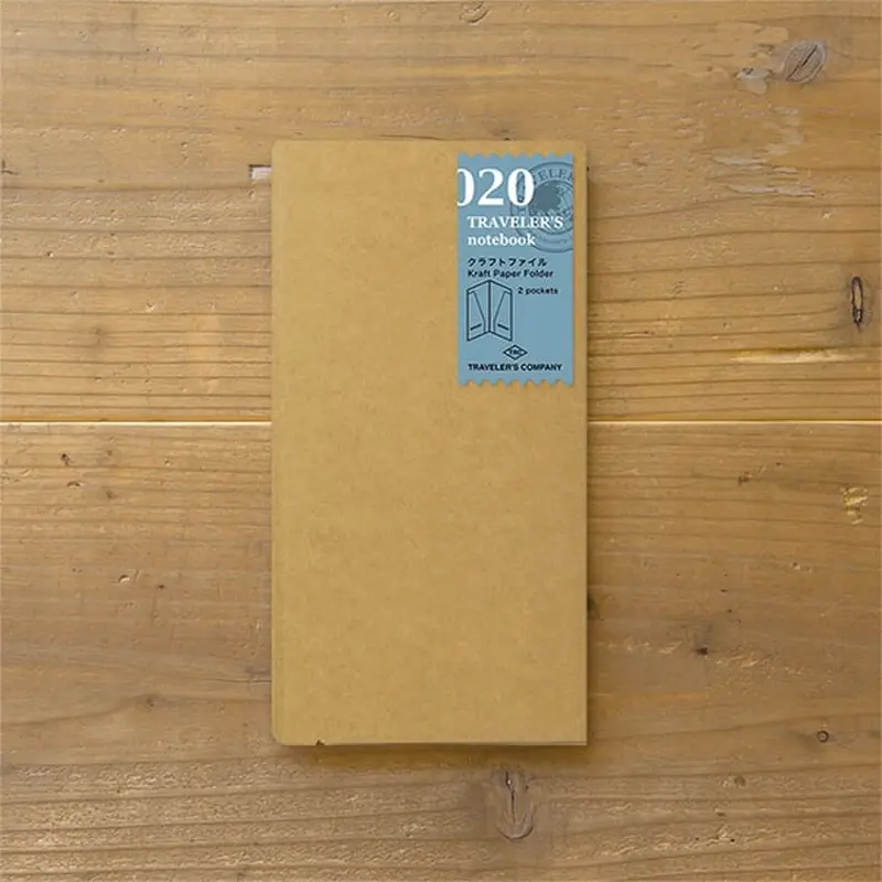 Traveler's Notebook Refill 020 - Kraft File Regular Size