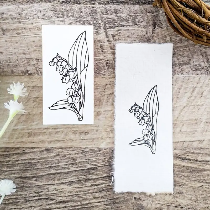 Yumi Imai Rubber Stamp - Lily Of The Valley